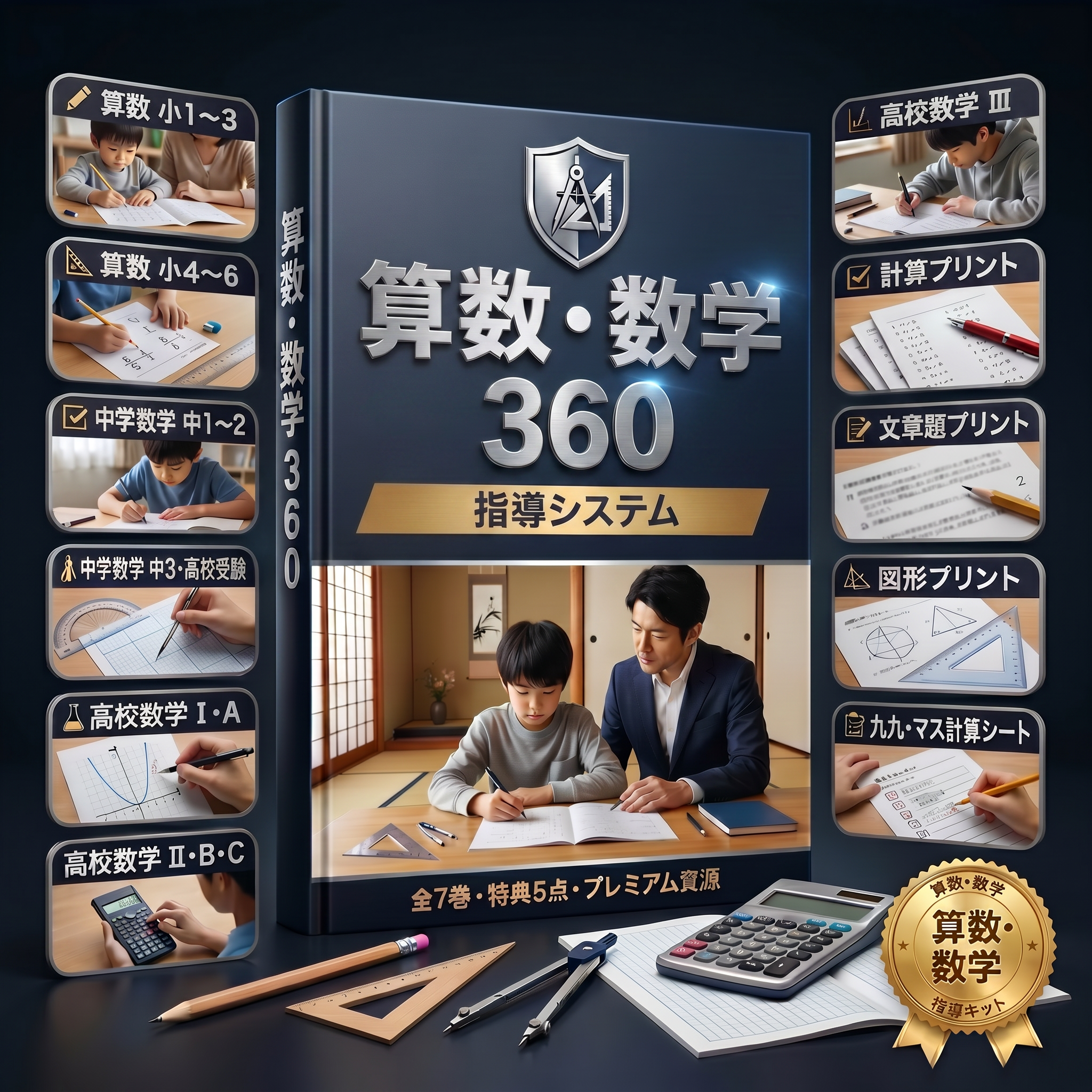 算数・数学 360【算数プラン｜小学生向け】 — 表紙